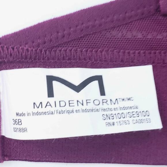 Maidenform Sweet Nothings Everyday Essential Bra Lightly Lined Underwire 36B - Picture 5 of 7